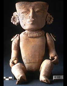 Ceramic jointed figure - Teotihuacan