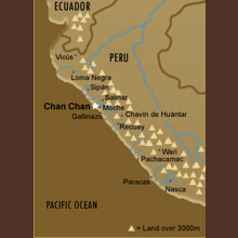Regional map of Ancient Peru
