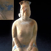 A ceramic figure