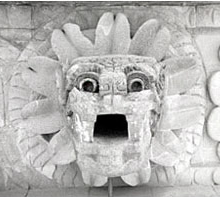 The Feathered Serpent sculpture