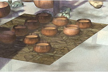 Computer generated image of small bowls