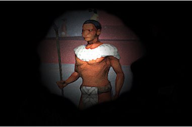 Computer generated image of a guard