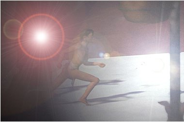Computer generated image of boys playing a ball game