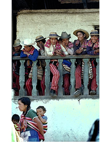 Young men from Todos Santos, Guatemala