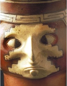 Vessel depicting a face