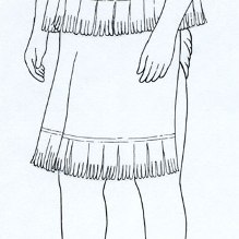 Illustration of a loin cloth