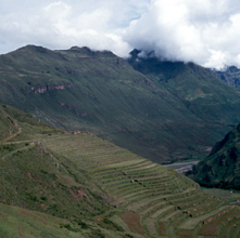 Mountain peaks in the Andean Highlands