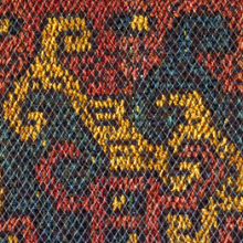 Detailed view of a woolen belt