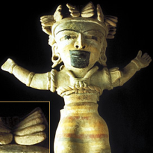 Female ceramic figure