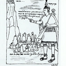17th century illustration depicting Topa Inka