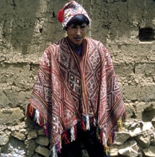 Young man dressed in traditional clothing