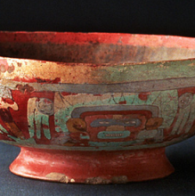 A painted bowl