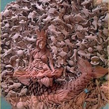 Decorative ceramic mermaid